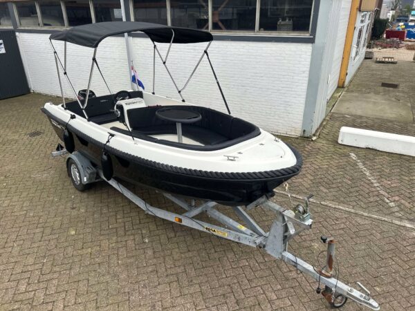 Topcraft 484 Grande Limited met Suzuki 9.9 pk en trailer