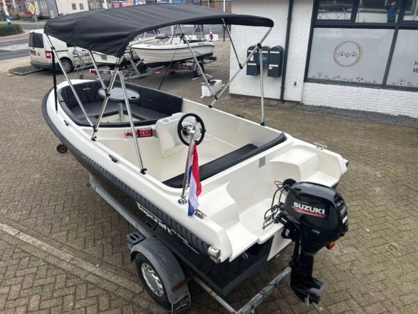 Topcraft 484 Grande Limited met Suzuki 9.9 pk en trailer - Afbeelding 3