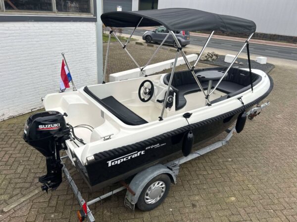 Topcraft 484 Grande Limited met Suzuki 9.9 pk en trailer - Afbeelding 4