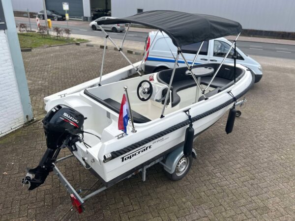 Topcraft 484 Grande Limited met Suzuki 8 pk 4 takt met Marlin trailer - Afbeelding 14