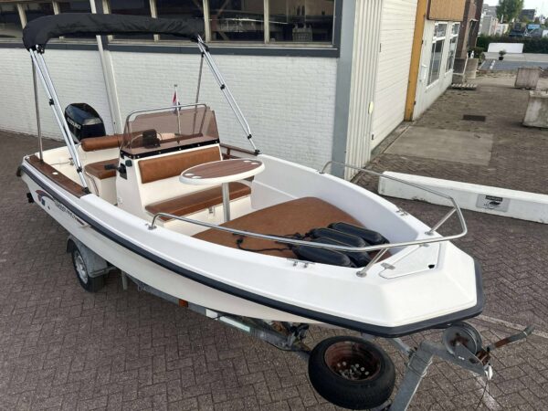 Elan GT 495 F met Suzuki 60 pk 4 takt EFI en trailer  - Afbeelding 7